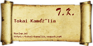 Tokai Kamélia névjegykártya